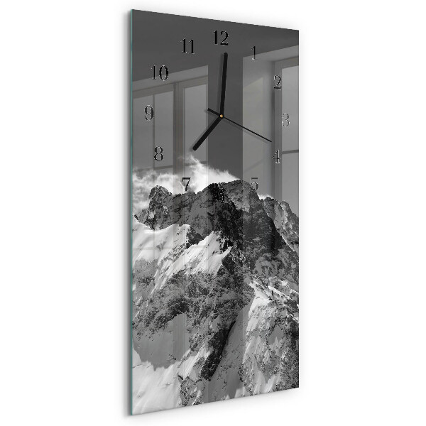 Horloge murale verticale Montagne