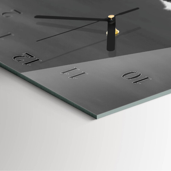 Horloge murale verticale Montagne