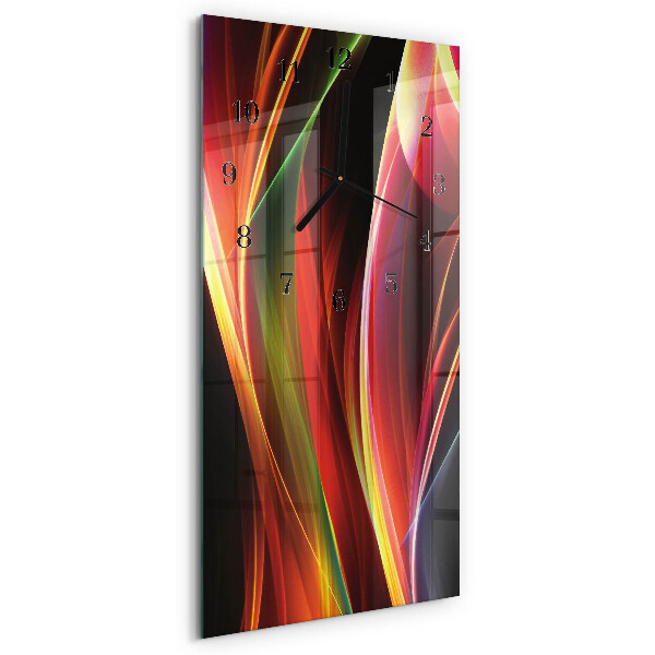 Horloge murale verticale Abstraction