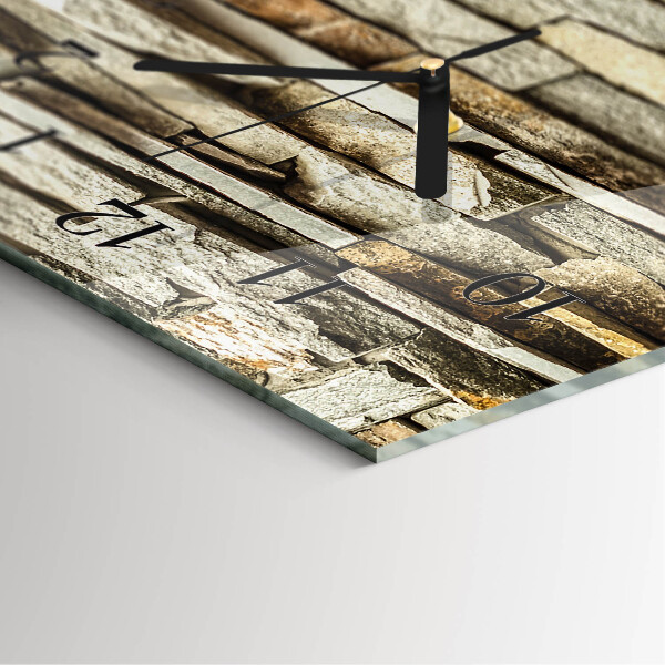 Horloge murale verticale Pierres
