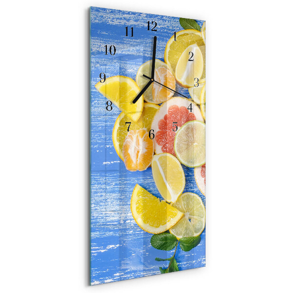 Horloge murale verticale Fruit