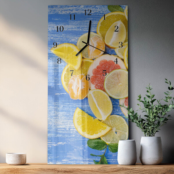 Horloge murale verticale Fruit