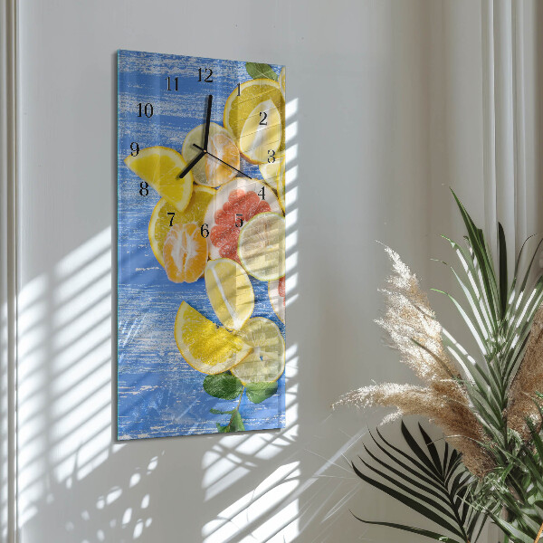 Horloge murale verticale Fruit
