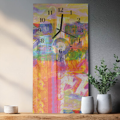 Horloge murale verticale Chaos