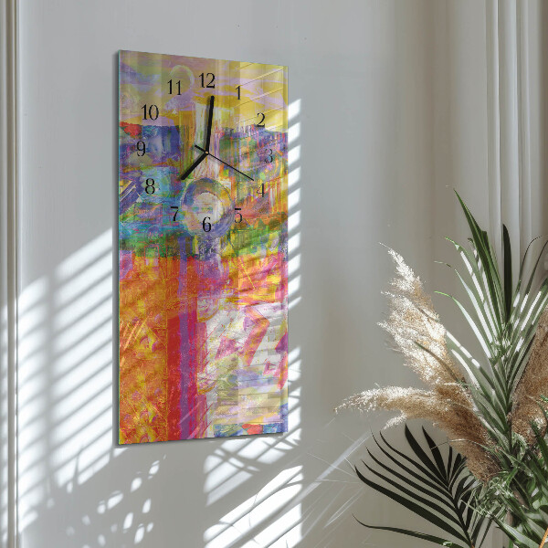 Horloge murale verticale Chaos