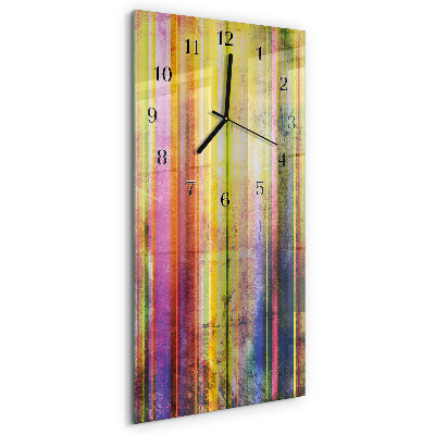 Horloge murale verticale Bois