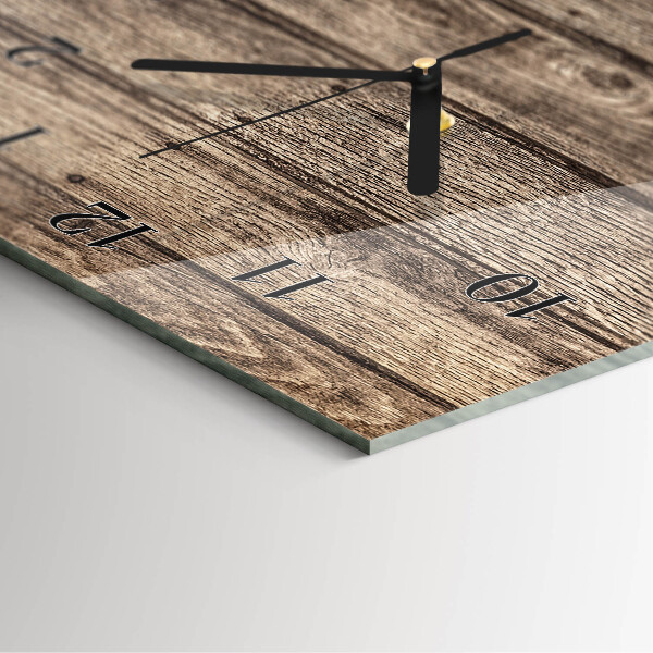 Horloge murale verticale Bois