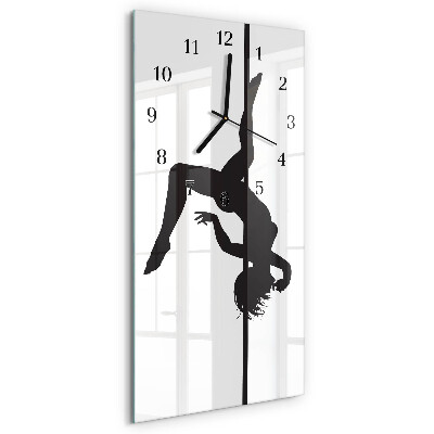 Horloge murale verticale Pole Dancer