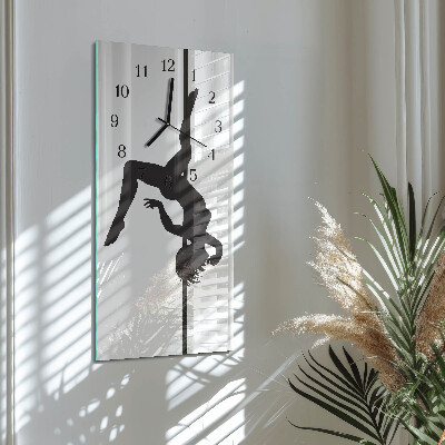Horloge murale verticale Pole Dancer