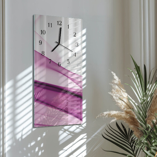 Horloge murale verticale Abstraction
