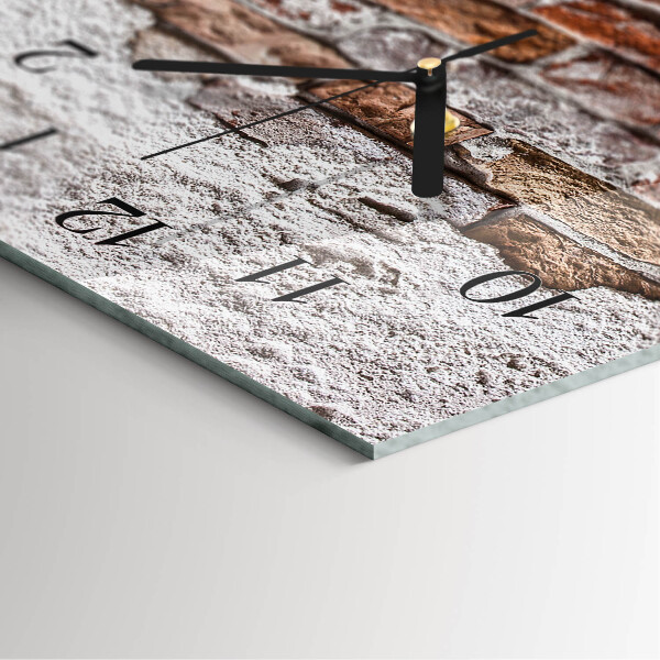 Horloge murale verticale Brique