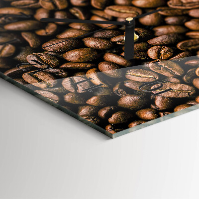 Horloge murale verticale Café en grains