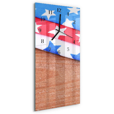Horloge murale verticale nappes