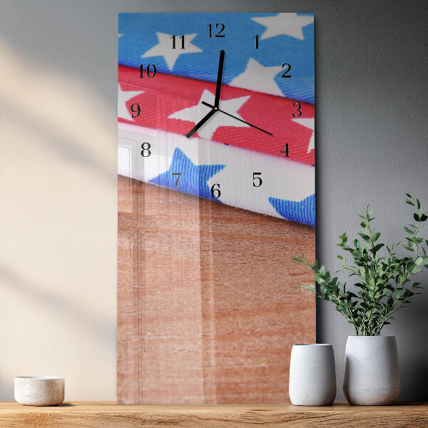 Horloge murale verticale nappes