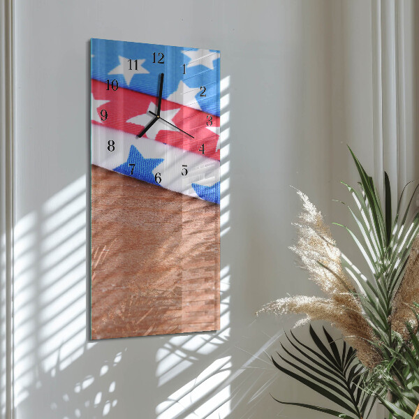 Horloge murale verticale nappes