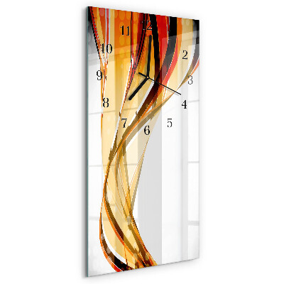 Horloge murale verticale Abstraction