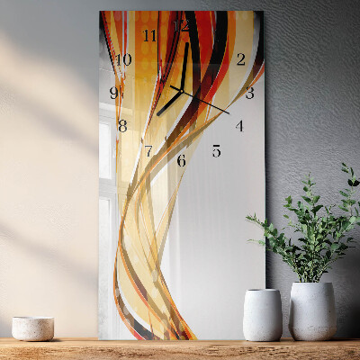 Horloge murale verticale Abstraction