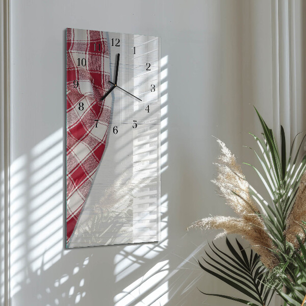 Horloge murale verticale Nappe