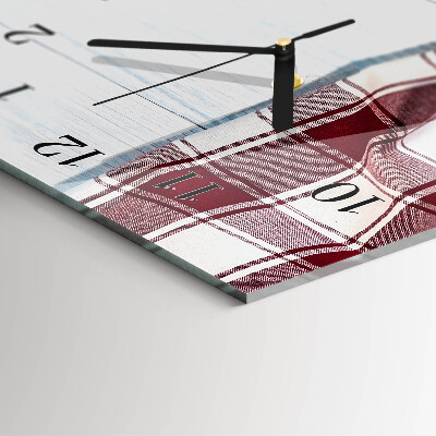 Horloge murale verticale Nappe