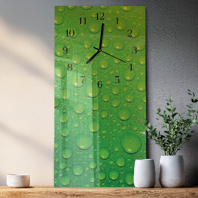 Horloge murale verticale Gouttes