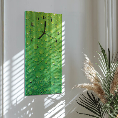 Horloge murale verticale Gouttes