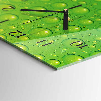 Horloge murale verticale Gouttes