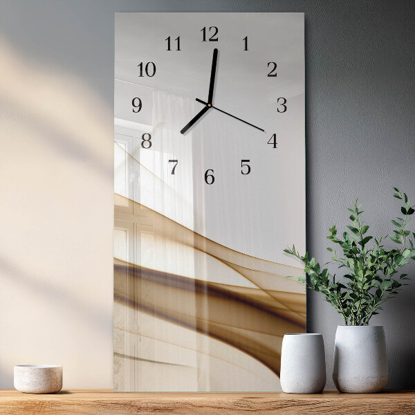 Horloge murale verticale Abstraction