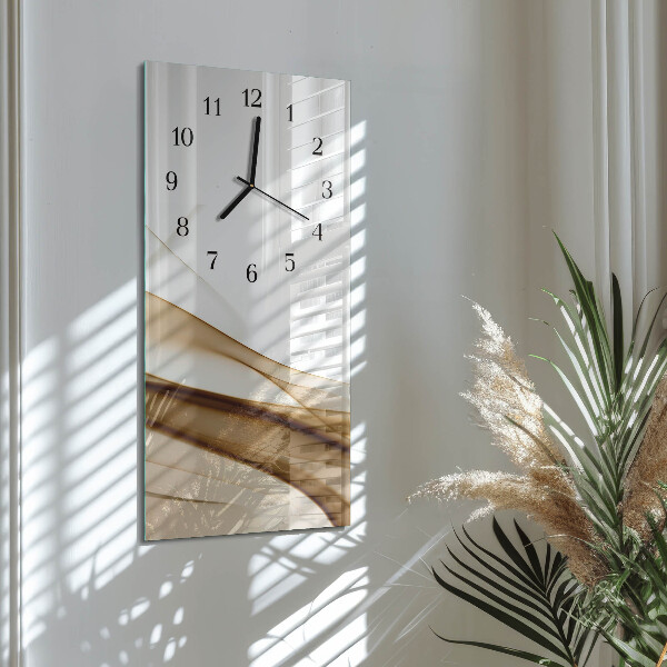 Horloge murale verticale Abstraction