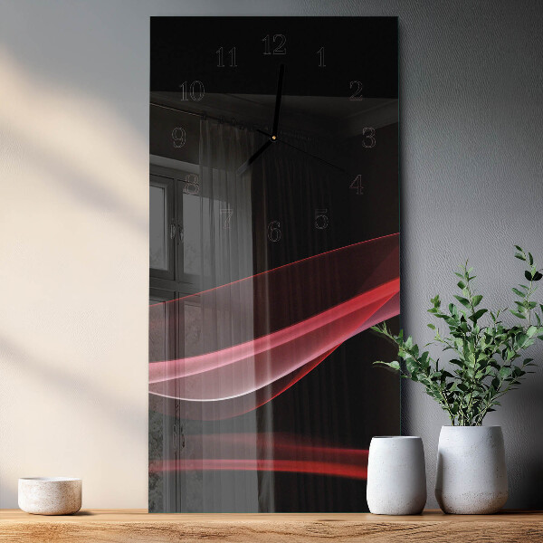 Horloge murale verticale Abstraction