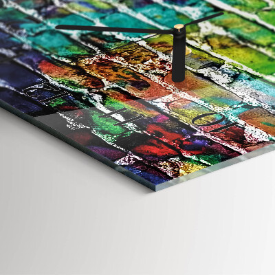 Horloge murale verticale Brique