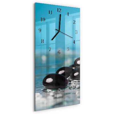 Horloge murale verticale Pierres
