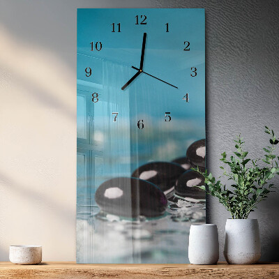 Horloge murale verticale Pierres
