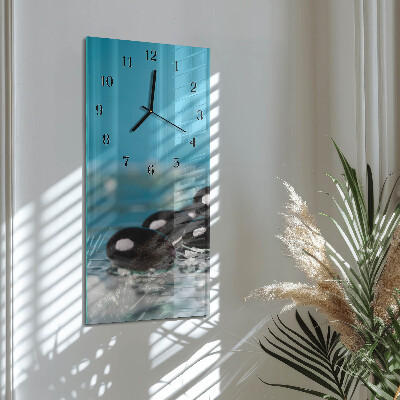 Horloge murale verticale Pierres