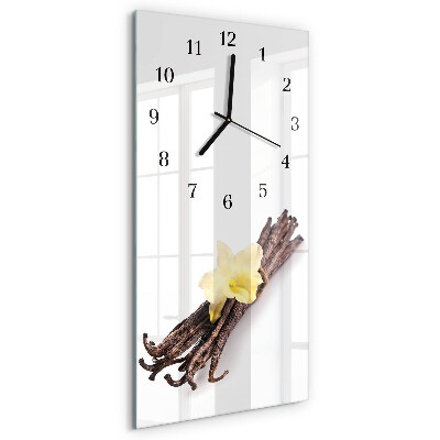 Horloge murale verticale Vanille