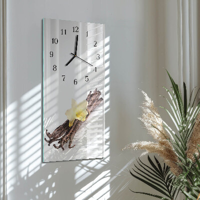Horloge murale verticale Vanille