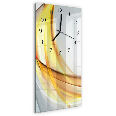 Horloge murale verticale Abstraction