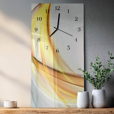 Horloge murale verticale Abstraction