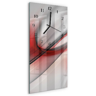 Horloge murale verticale Abstraction