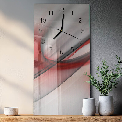 Horloge murale verticale Abstraction