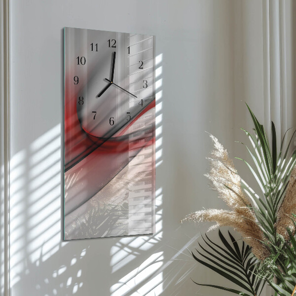 Horloge murale verticale Abstraction