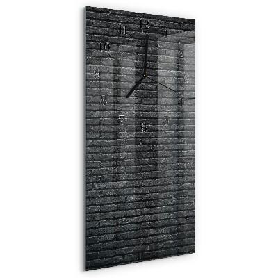 Horloge murale verticale Mâchefer
