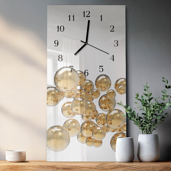 Horloge murale verticale Balles