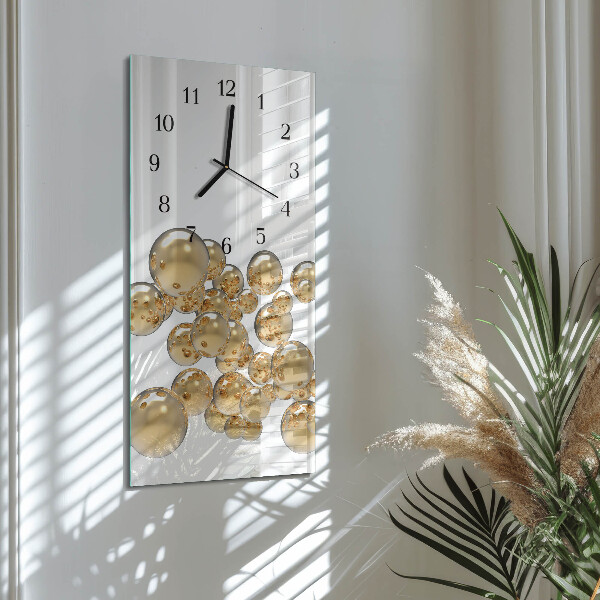Horloge murale verticale Balles