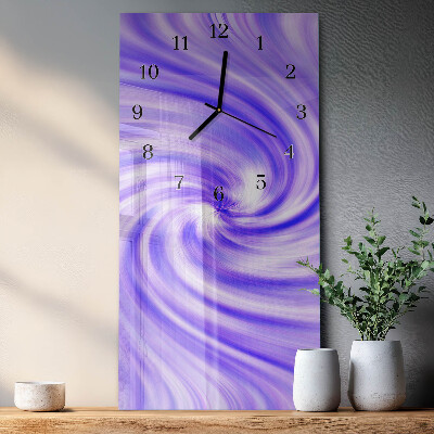 Horloge murale verticale Vortex