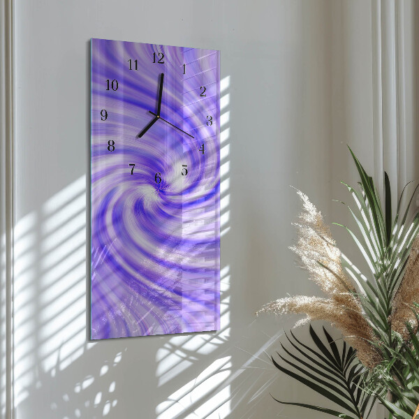Horloge murale verticale Vortex