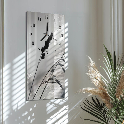 Horloge murale verticale Grain