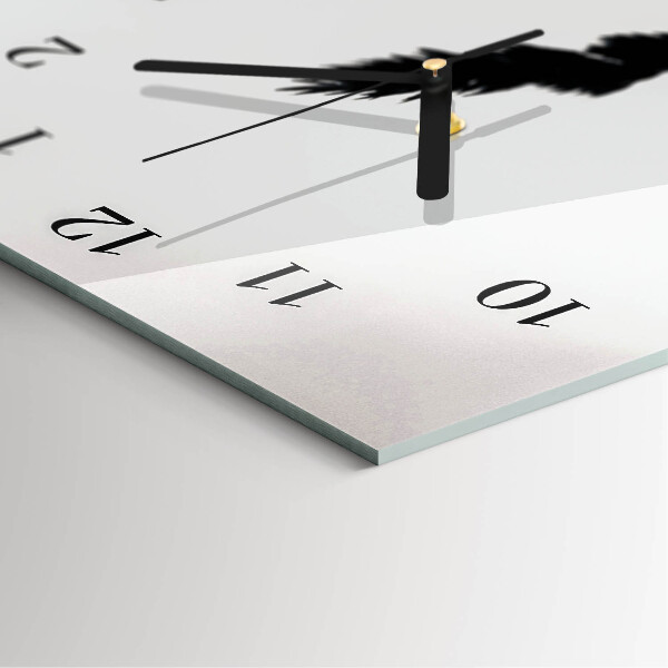 Horloge murale verticale Grain