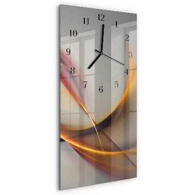 Horloge murale verticale Abstraction