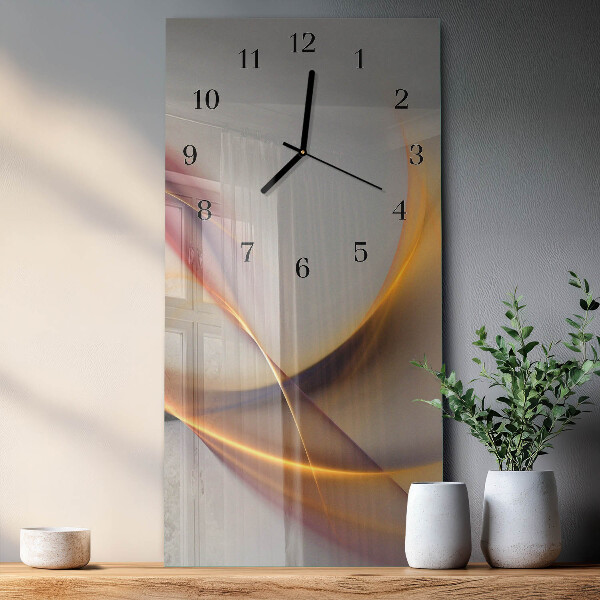 Horloge murale verticale Abstraction