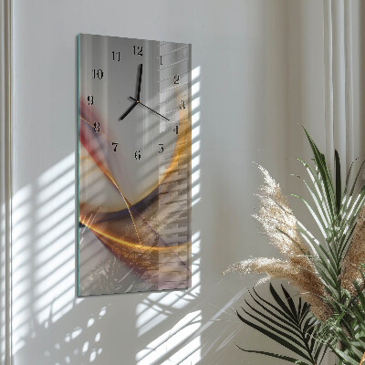 Horloge murale verticale Abstraction
